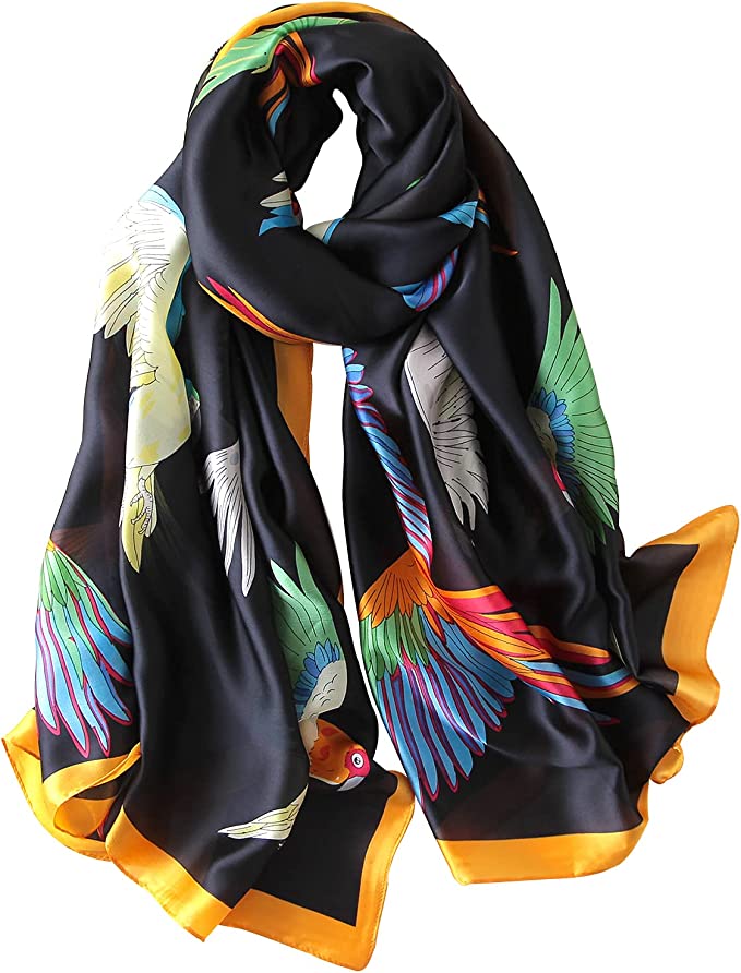 Birds Of Paradise Silk Scarf – thefashionaddicts