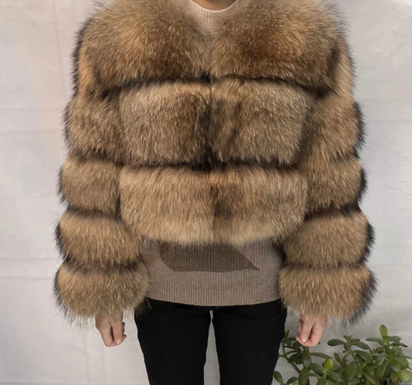 Crop Fur Jacket