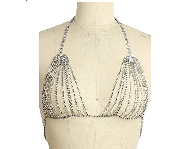 Crystal Jeweled Bikini Chain